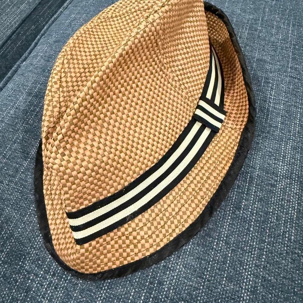 Women's Tan and Brown Hat